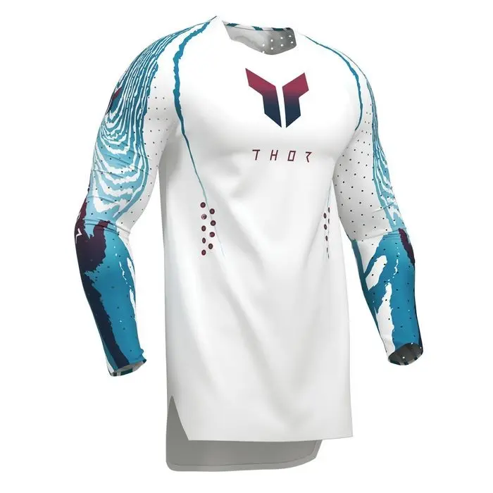 Thor Sportmode Damascus Motocross Jersey White