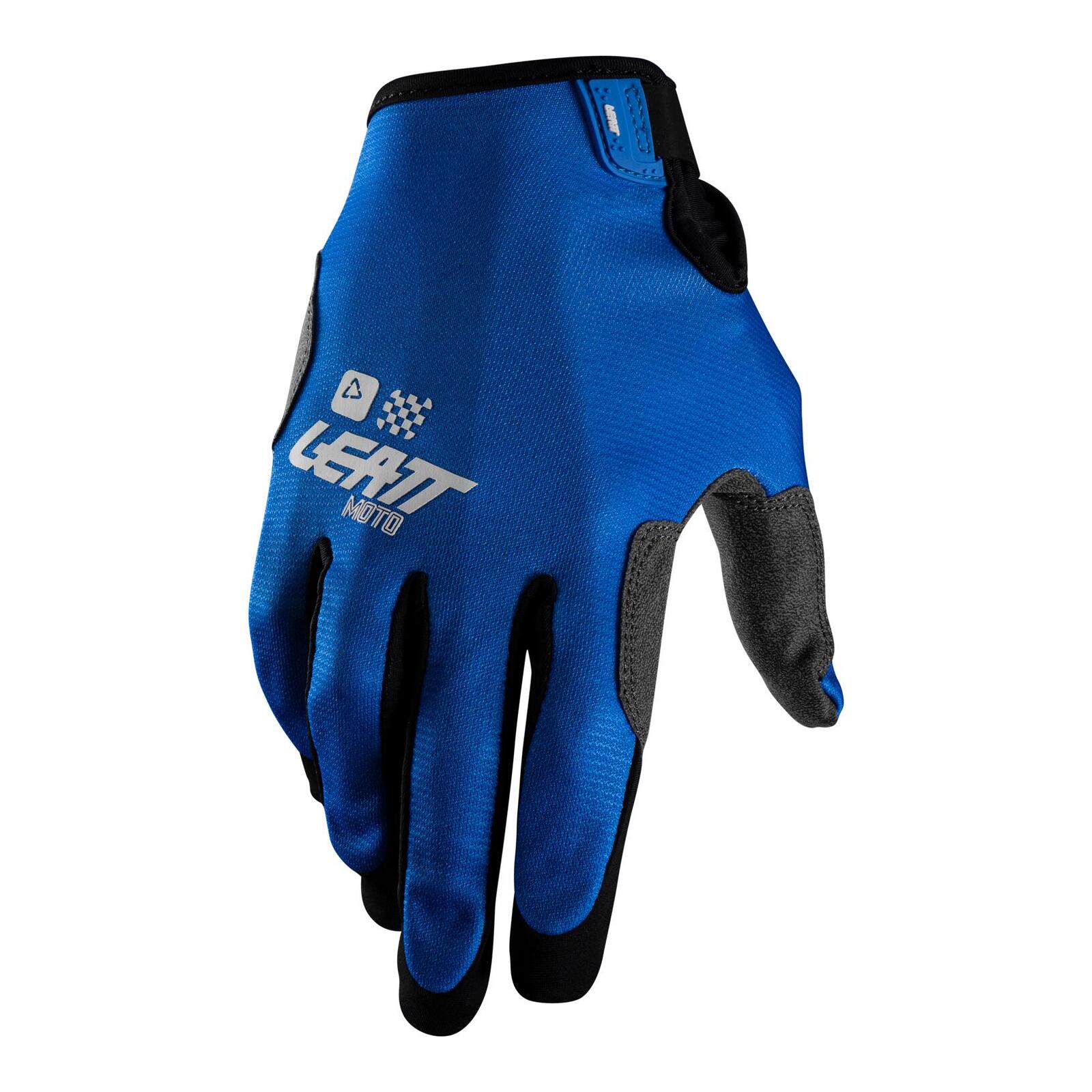 Leatt 1.5 GripR Motocross Gloves Blue - Image 2