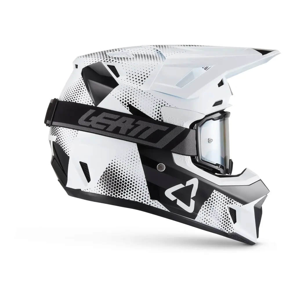 Leatt 7.5 Motocross Helmet Kit Camo Black / White