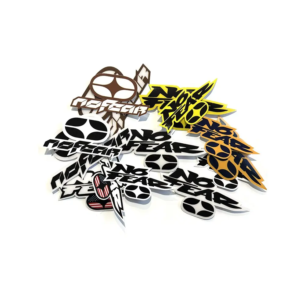 No Fear Icon Sticker Pack - 14 Pieces