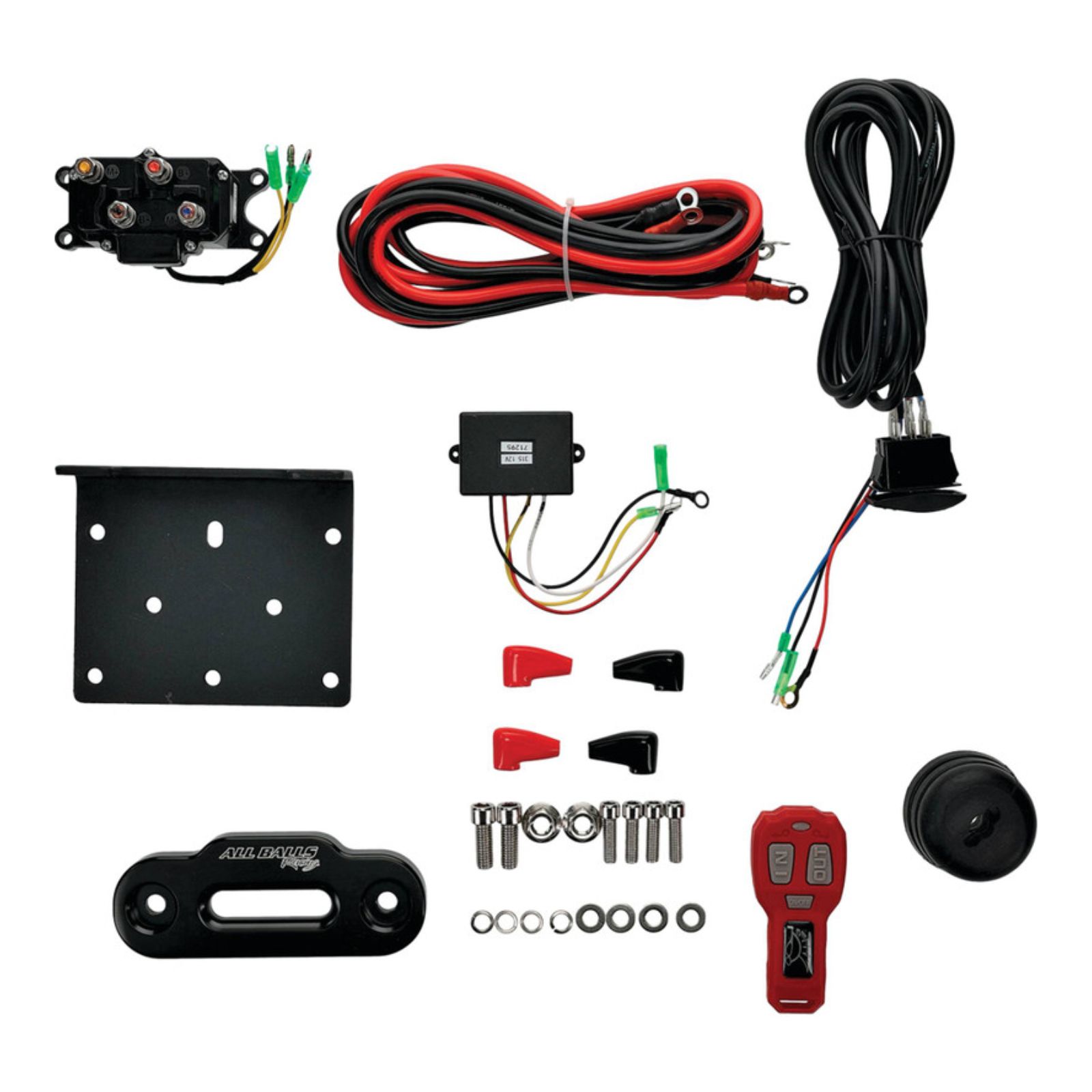 ALL BALLS 4 BOLT WINCH 4500LB SYNTHETIC ROPE - Image 5