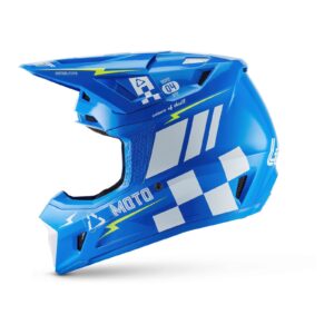 Leatt 7.5 Motocross Helmet Kit Blue - Image 7