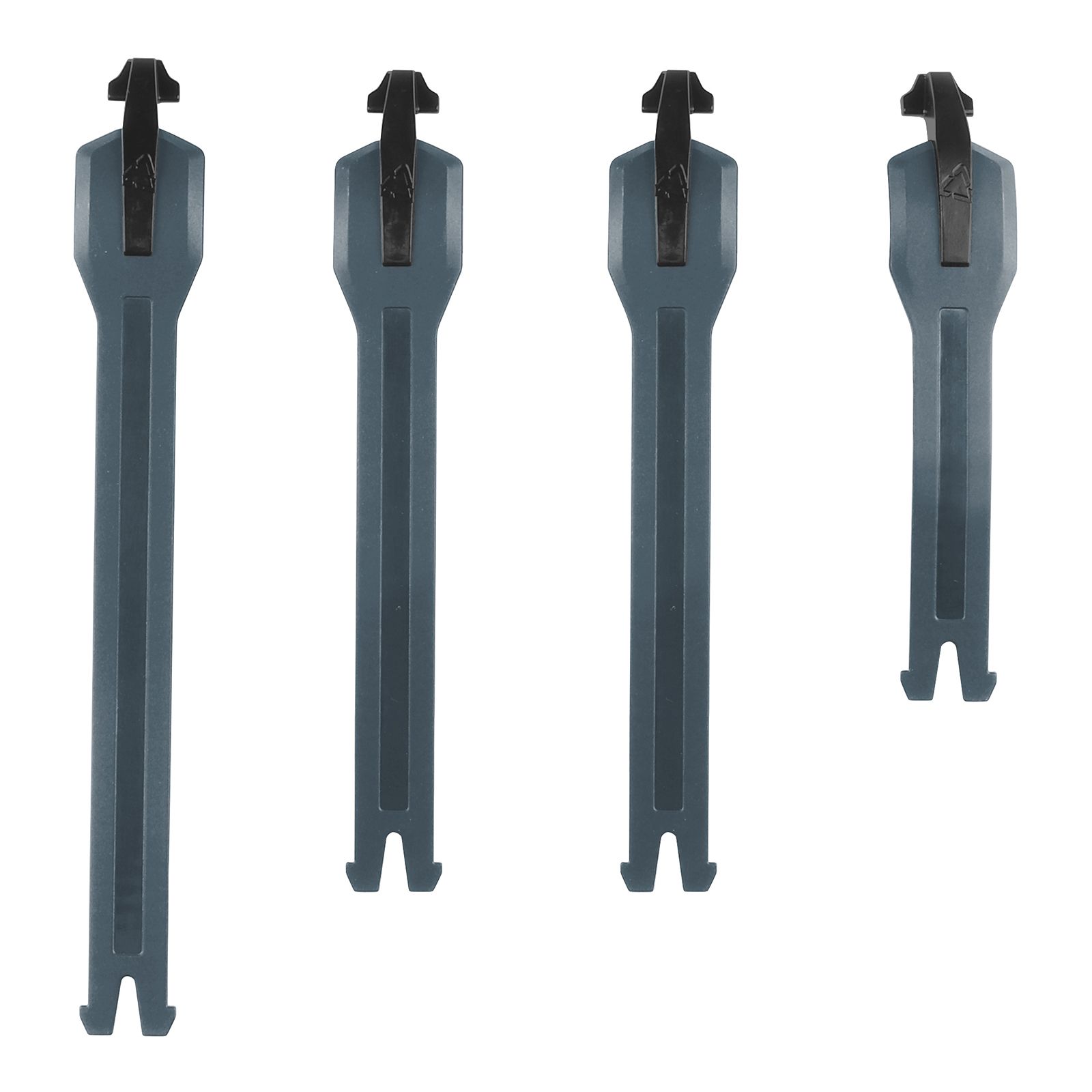 LEATT BOOT STRAP  KIT 4.5/5.5 FLEXLOCK 4-pcs GRAPHENE - Image 1