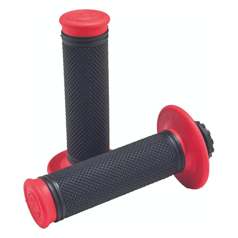 Pro Taper Pro Series Lock On Grips Full Diamond Red/Black