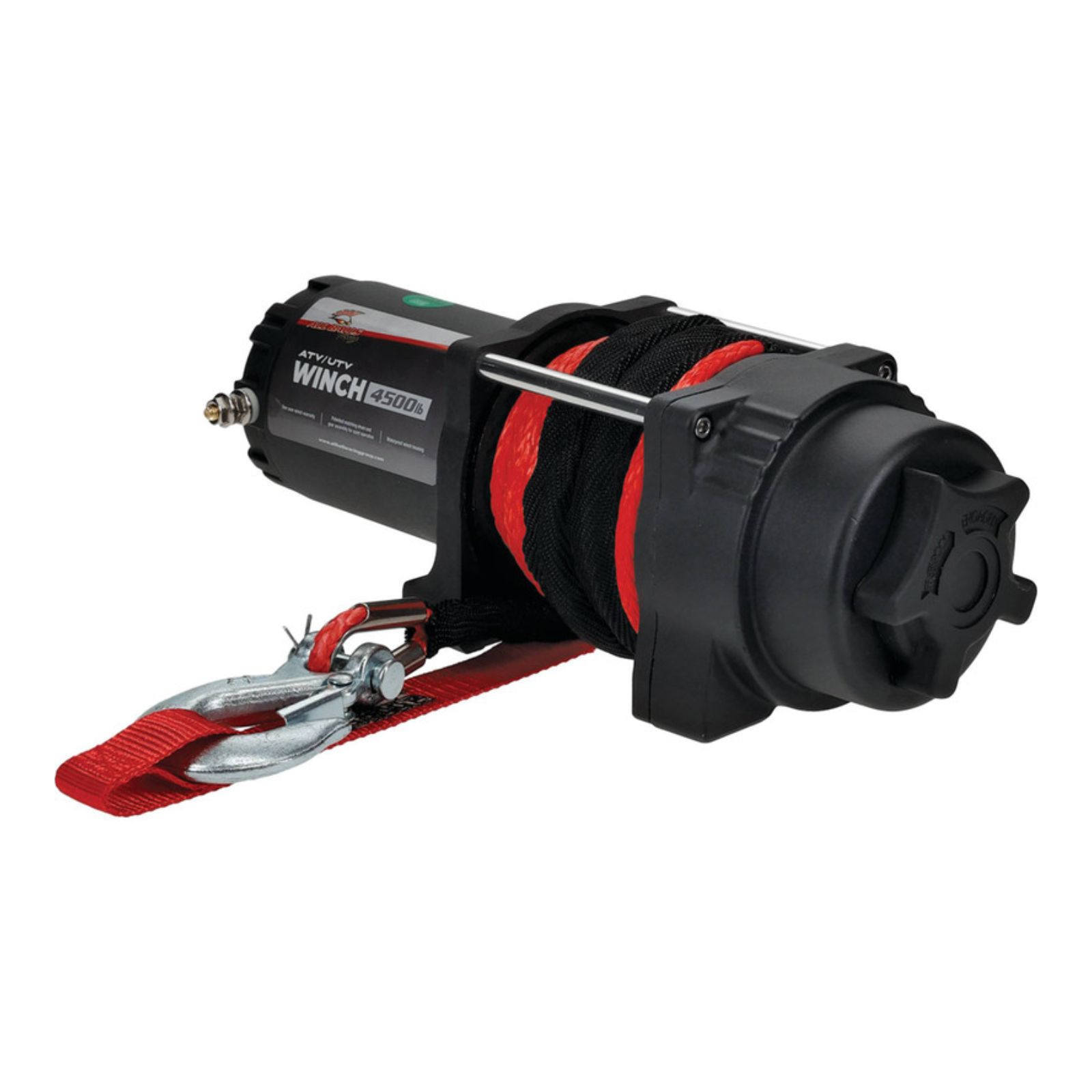 ALL BALLS 4 BOLT WINCH 4500LB SYNTHETIC ROPE - Image 3