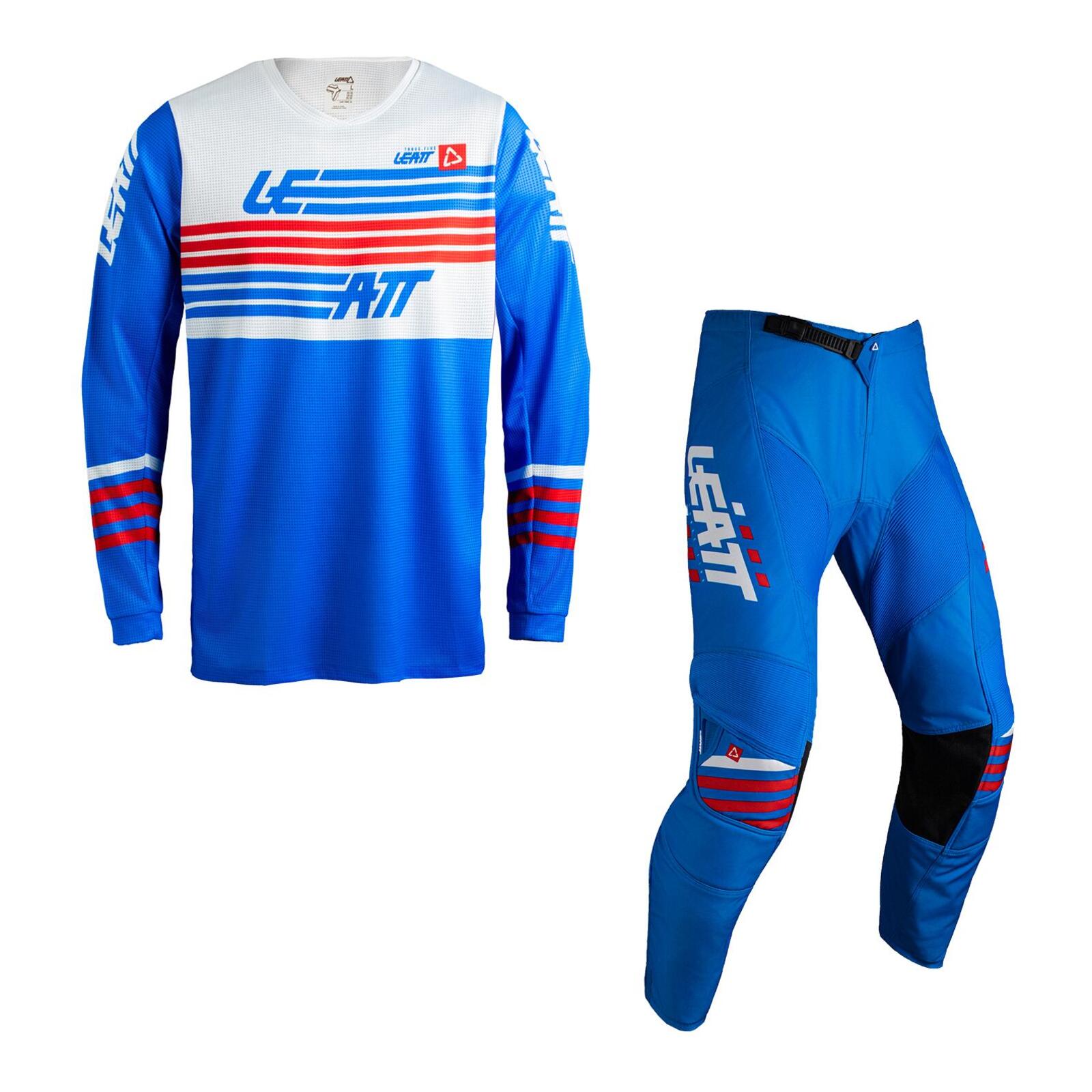 Leatt 3.5 Ride Kit - Stripes Blue (XS) - Image 1