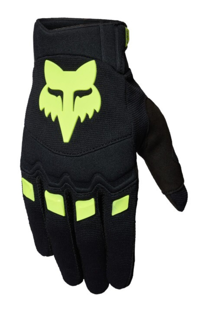 Fox Dirtpaw Drive Motocross Gloves Black/Yellow - Image 1