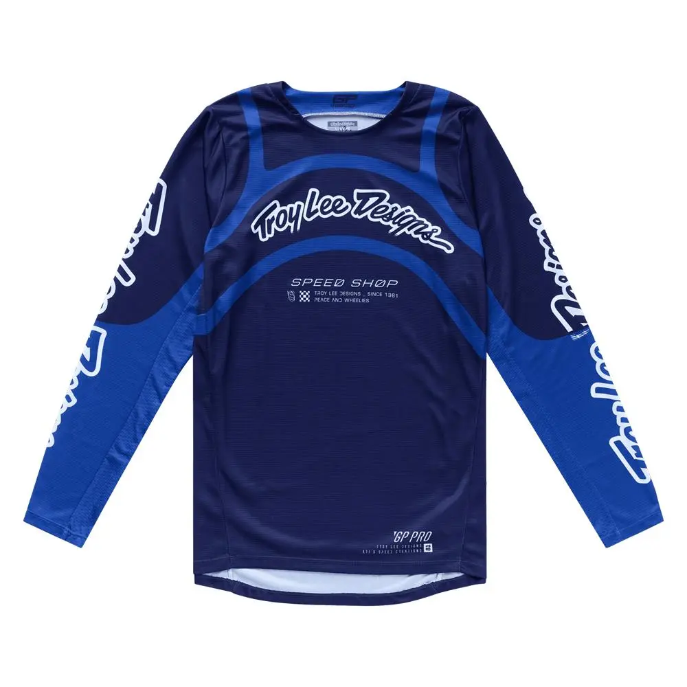 Troy Lee Designs GP Pro Swerve Motocross Jersey Navy/Blue