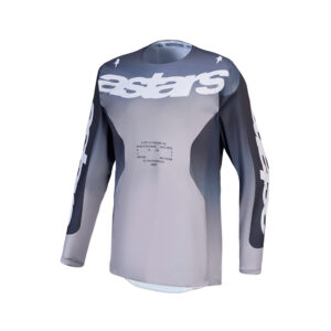 Alpinestars Racer Amber Motocross Jersey Graystone/Cold Gray/Light Lilac - Image 1