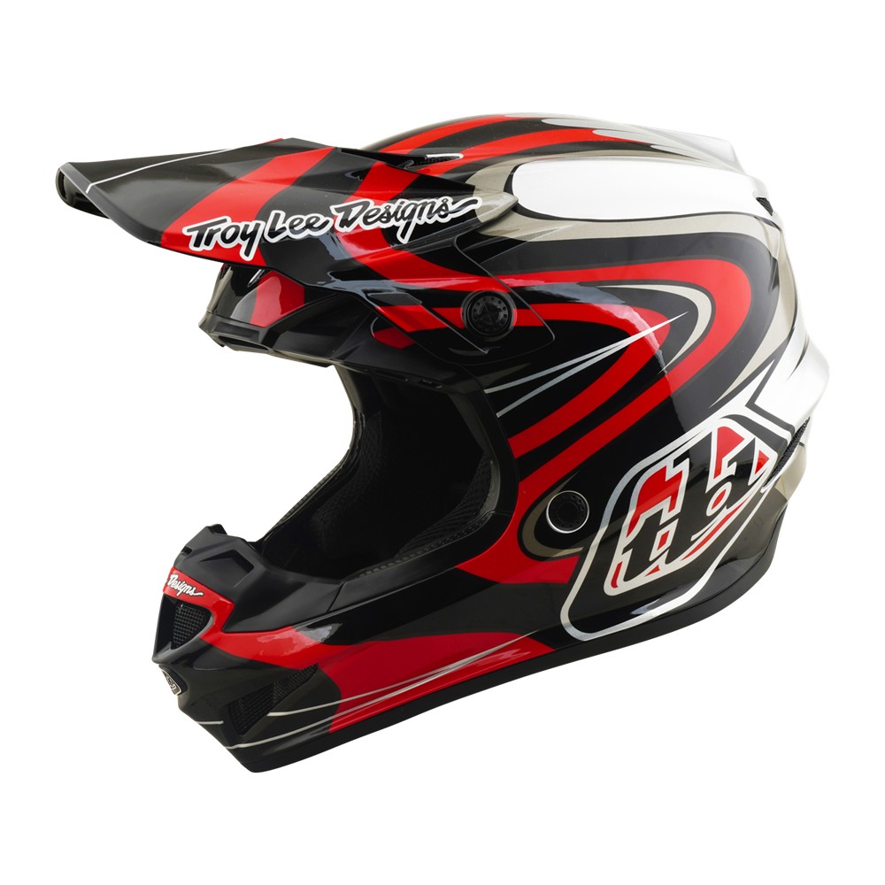 Troy Lee Designs Gp Pro Pulse Motocross Helmet Red - Image 1