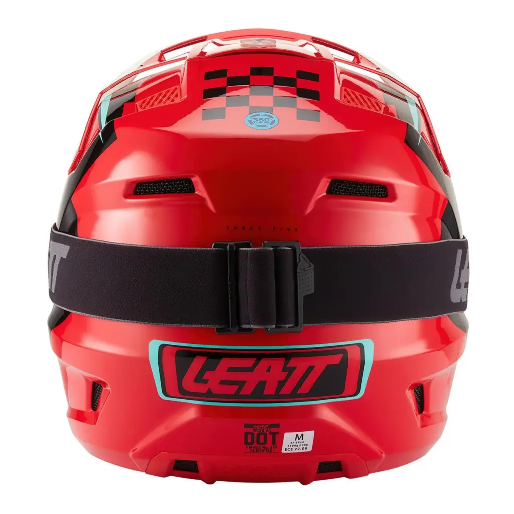 Leatt 3.5 Junior Motocross Helmet Kit Red