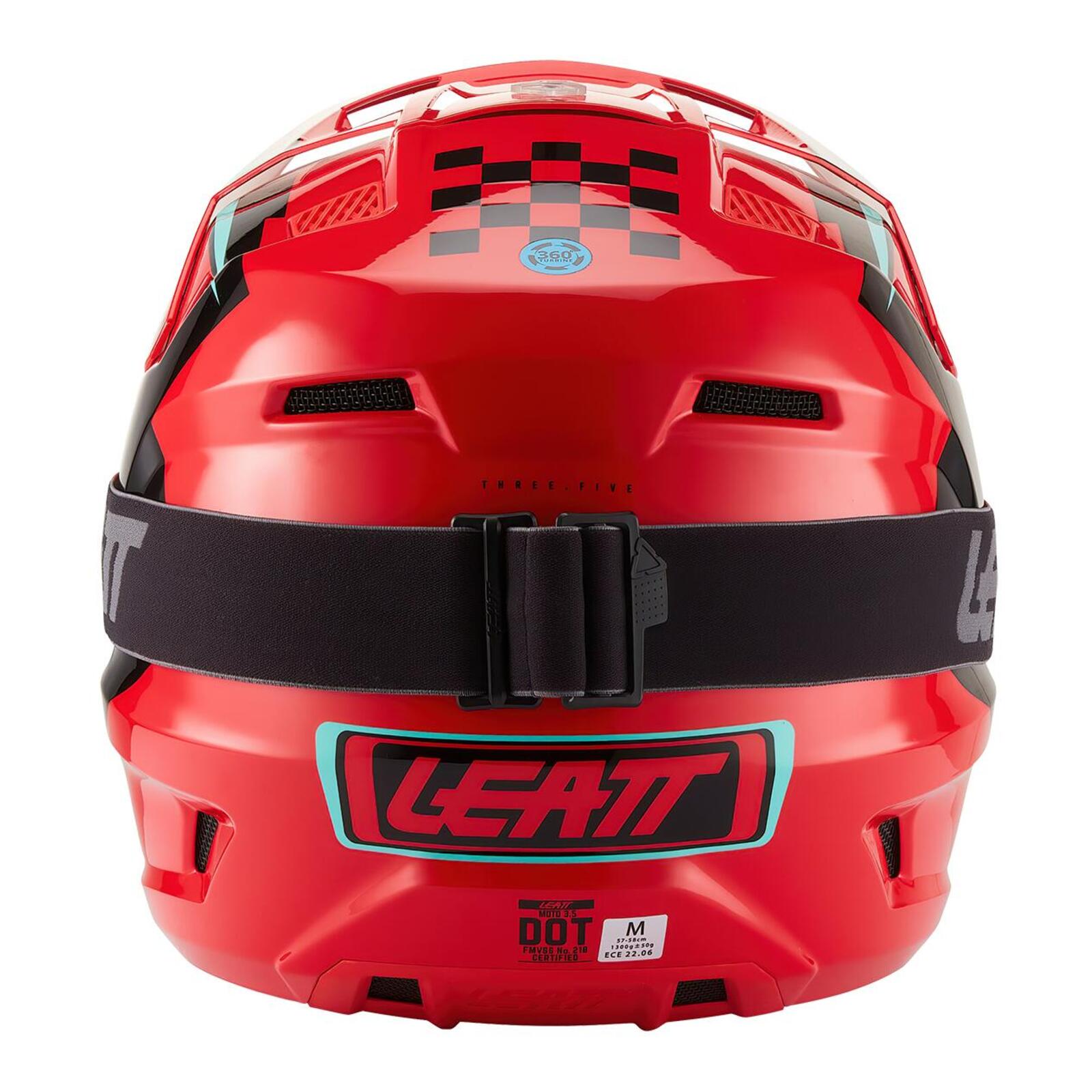 Leatt 3.5 Junior Helmet Kit - Red (L/53-54cm) - Image 3