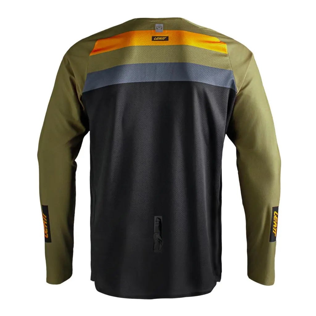 Leatt 4.5 Enduro Jersey Stripe Khaki Brown
