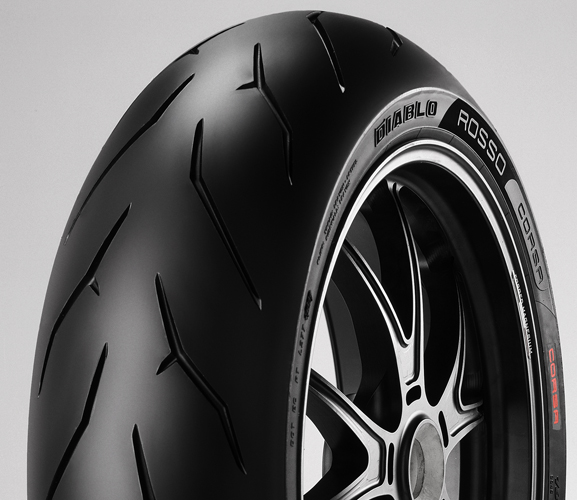 Rear Road Tyre Pirelli Diablo Rosso Corsa (Radial) 200/55-17 - Image 1