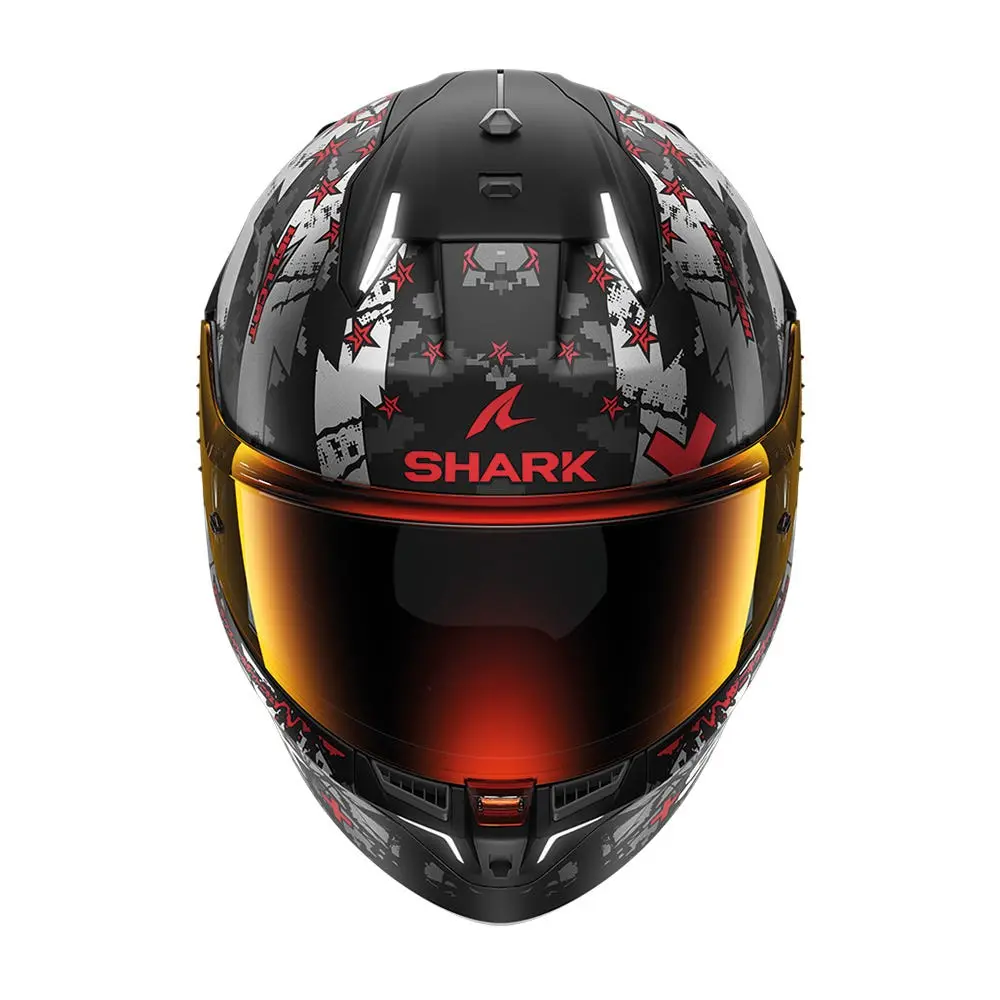 Shark Skwal i3 Hellcat Road Helmet Black/Chrome/Red