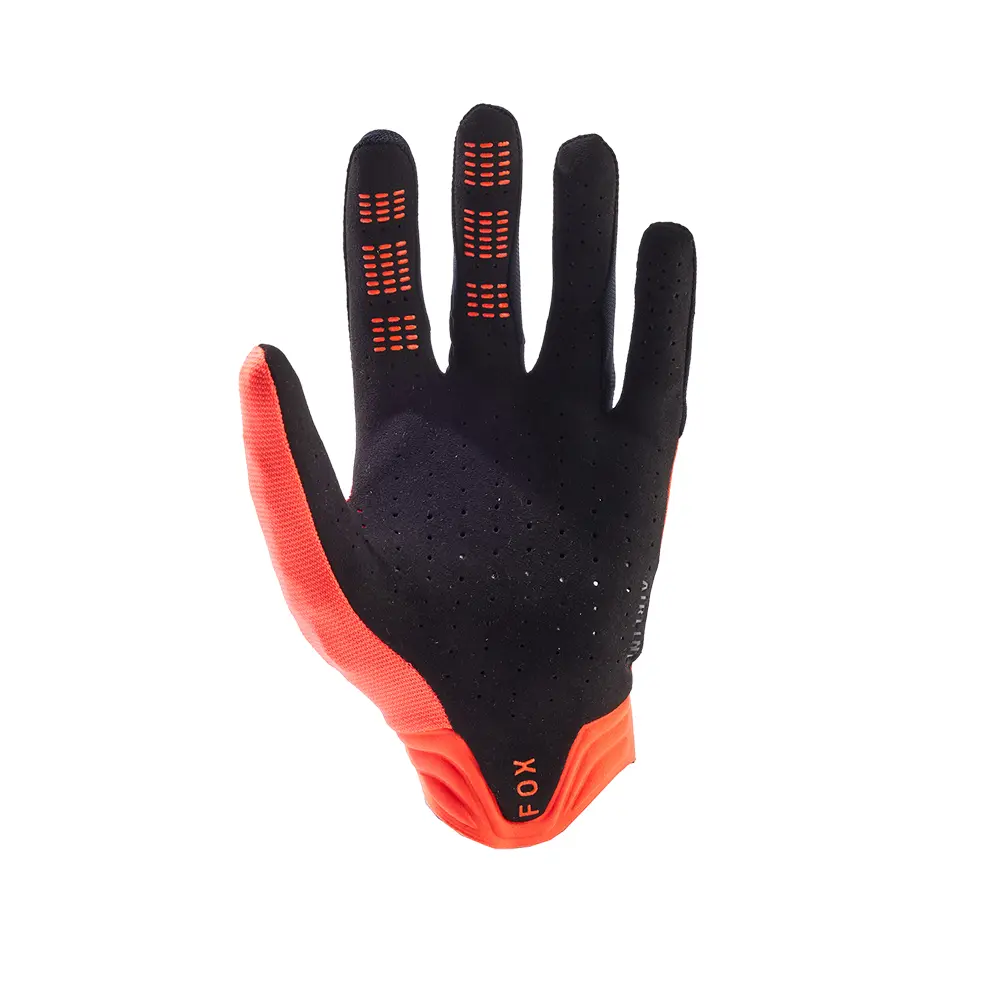 Fox Airline Motocross Gloves Flo Orange