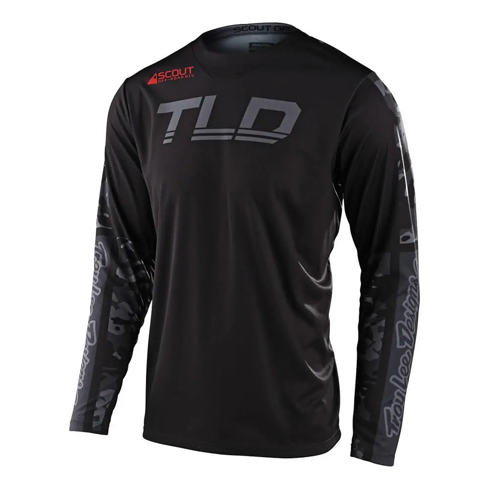 Troy Lee Designs Scout GP Recon Motocross Jersey Camo Black