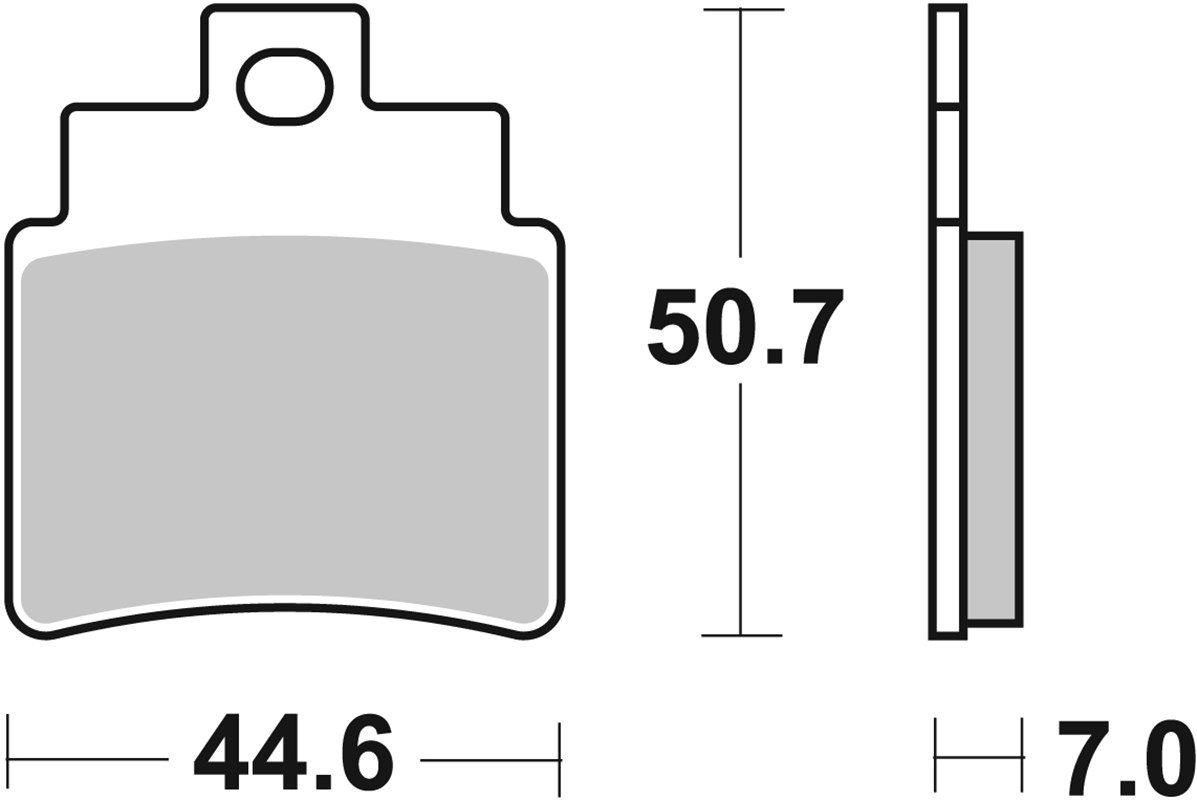 SBS 775RSI Front/Rear Brake Pads - Image 1