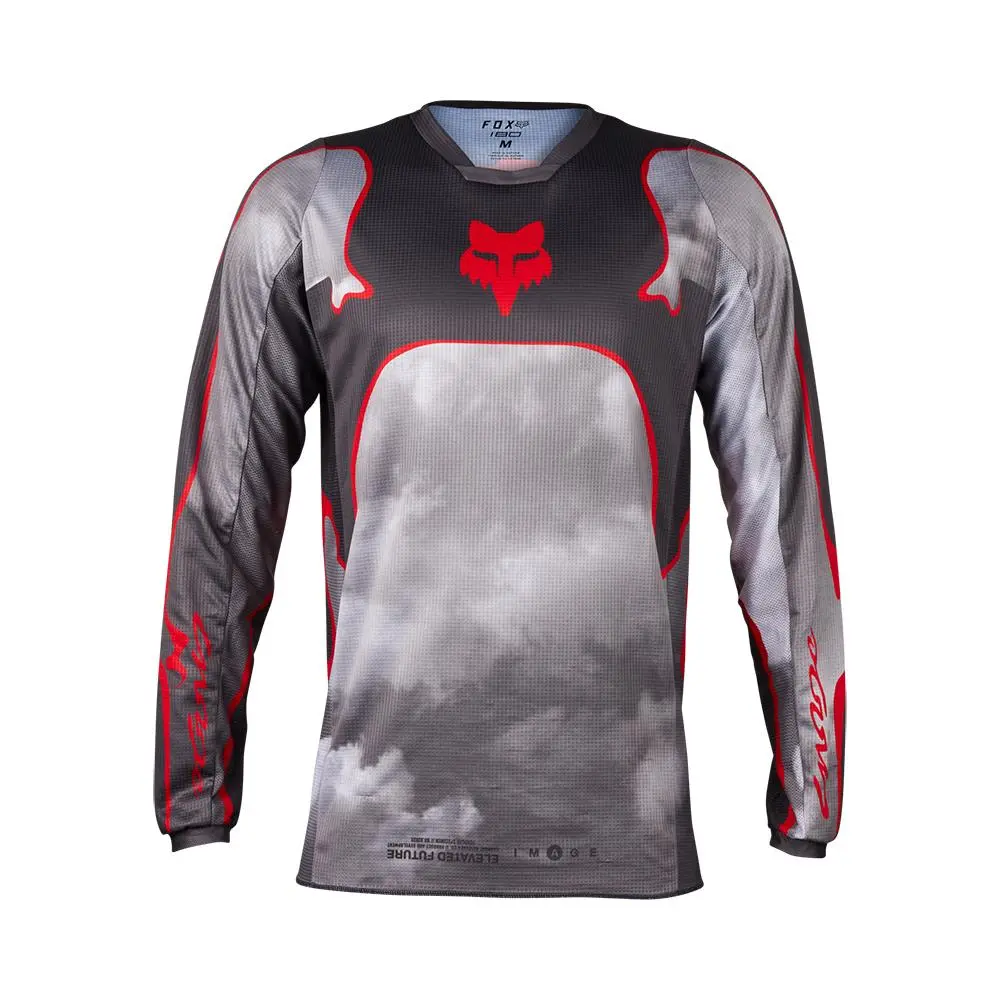 Fox 180 Atlas Motocross Jersey Grey/Red