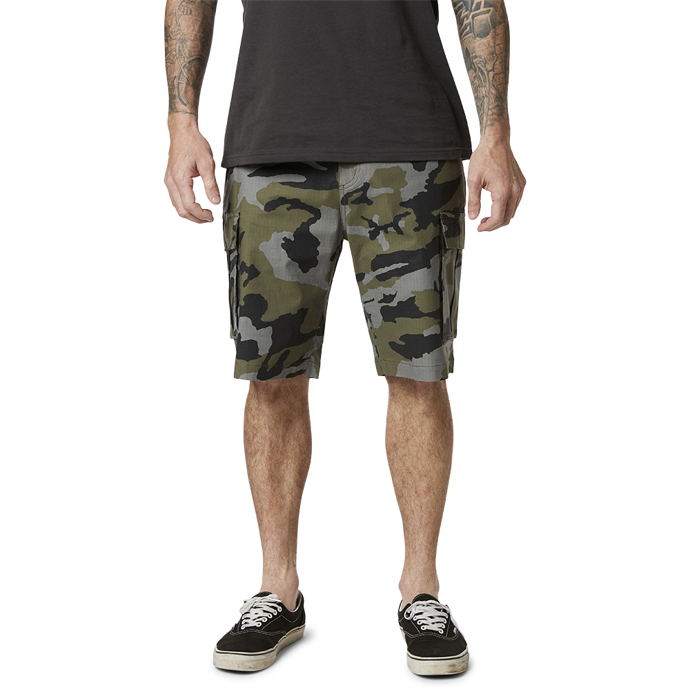 Shorts Fox Slambozo 2.0 Green Camo - Image 1