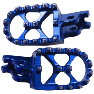 WHITES MX WIDE FOOTPEGS TRS796 BLU SUZ RMZ250/450 ASSTD YEA - Image 1