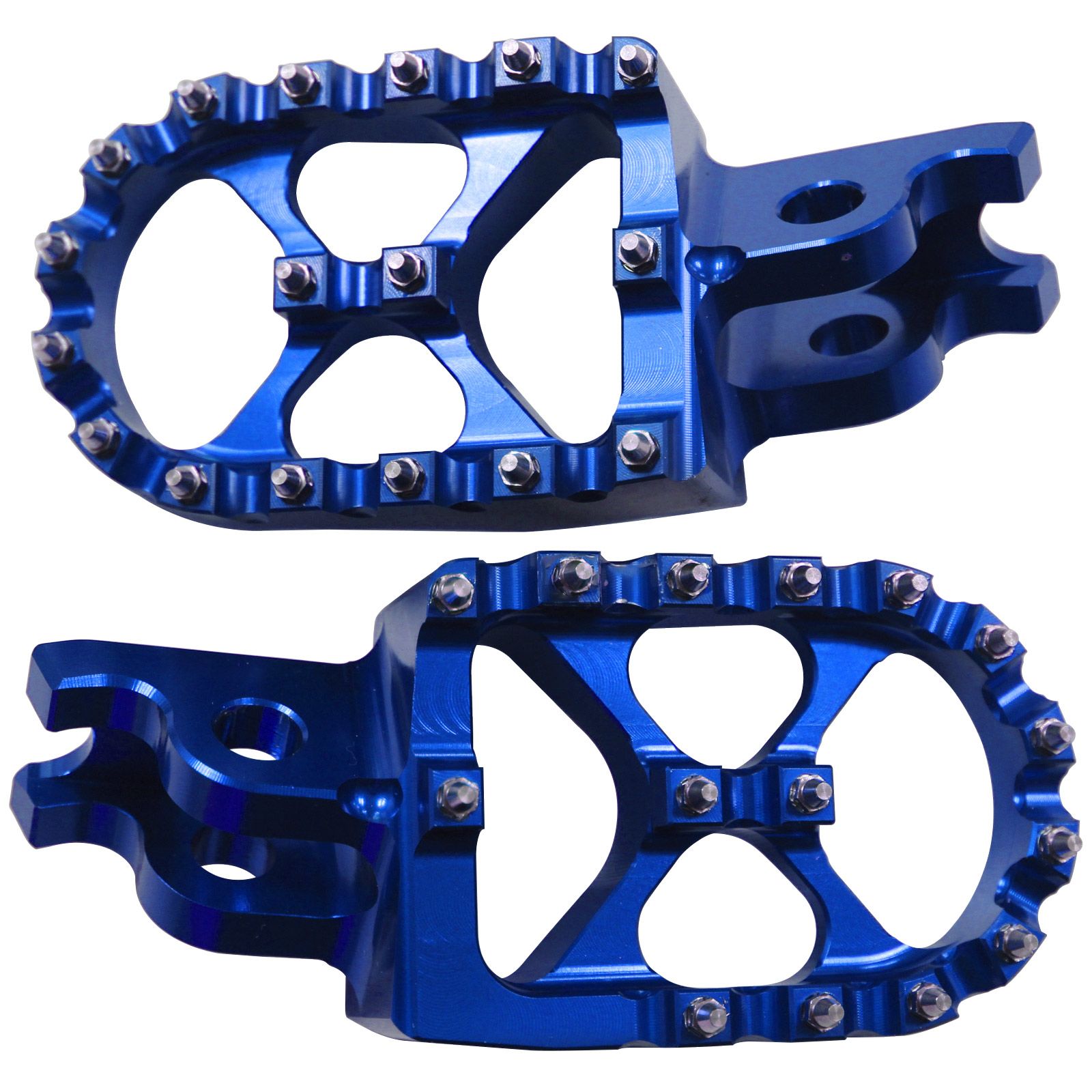 WHITES MX WIDE FOOTPEGS TRS796 BLU SUZ RMZ250/450 ASSTD YEA - Image 1