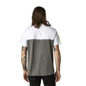 Fox Skew Crew White Tee - Image 2
