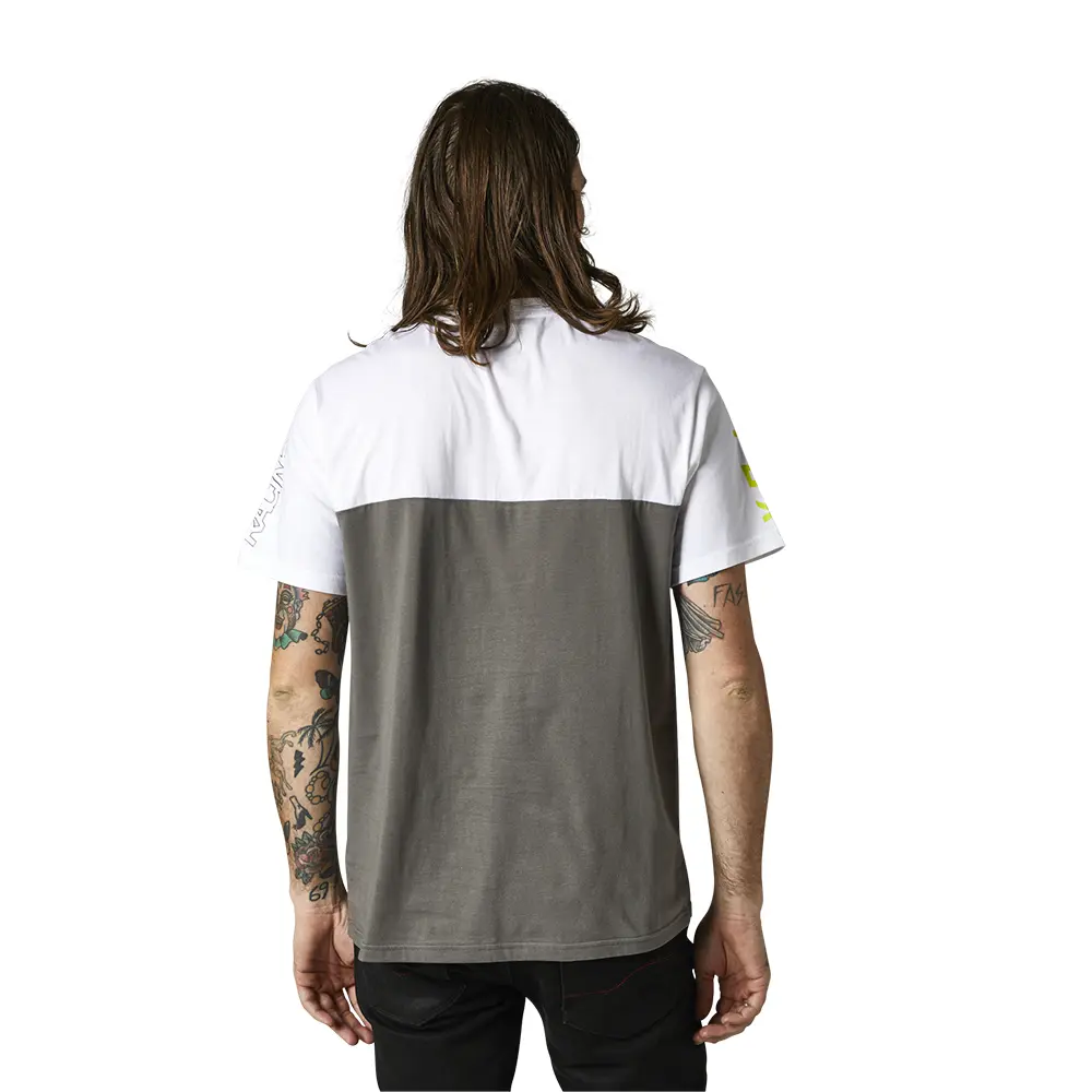 Fox Skew Crew White Tee