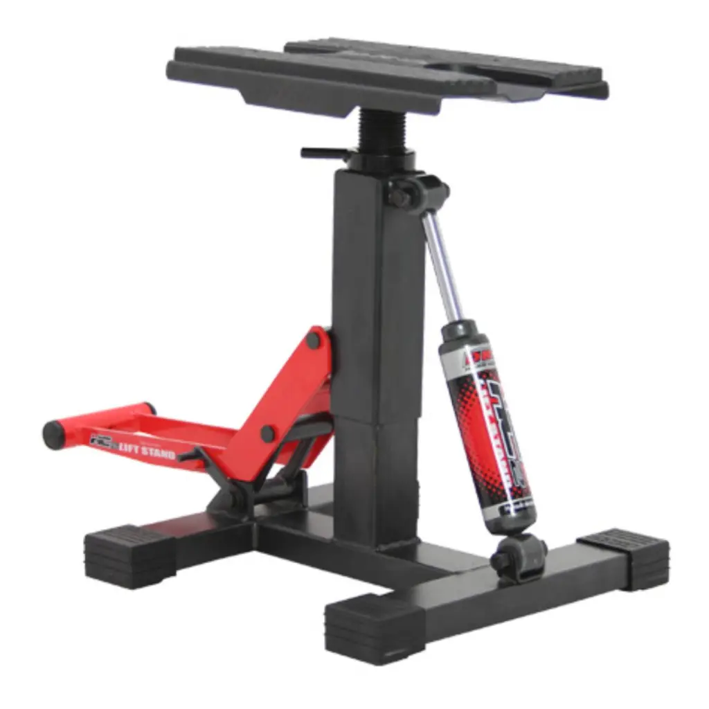 DRC HC2 LIFT STAND TWIN-ARM WITH DAMPER BLK/RED