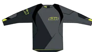 Motocross Jersey KTM 2015 Gravity-FX Black