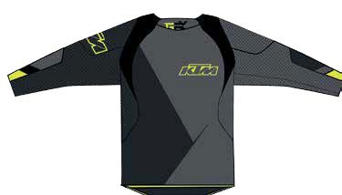 Motocross Jersey KTM 2015 Gravity-FX Black - Image 1