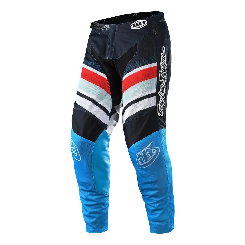 Troy Lee Designs GP Air Warped Motocross Pants Blue / Red