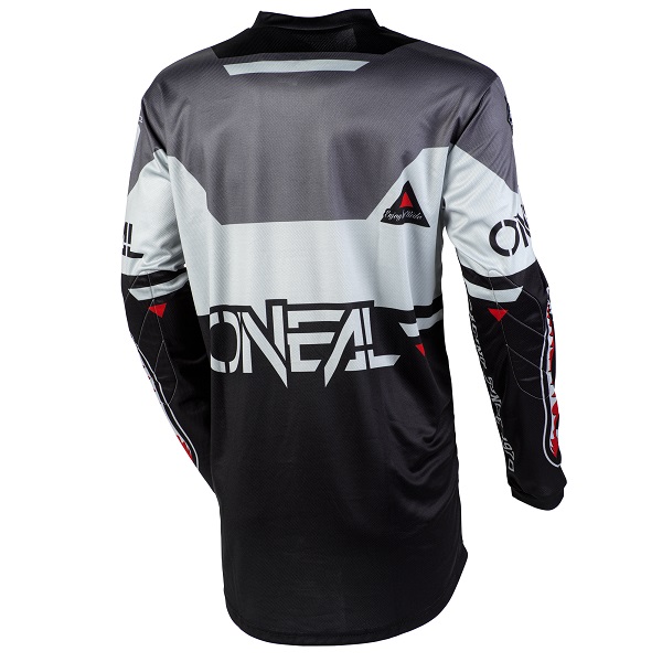Oneal Element Warhawk Youth Black/Grey Motocross Jersey - Image 2