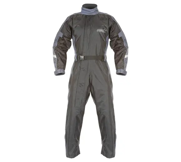 RST WATERPROOF 1 PC RAINSUIT [BLACK/SILVER] 50 3XL