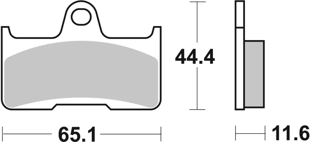 SBS 799RSI Front/Rear Brake Pads