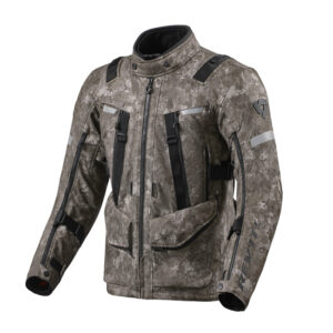 Adventure Jacket REV'IT! Sand 4 H2O Camo Brown - Image 1