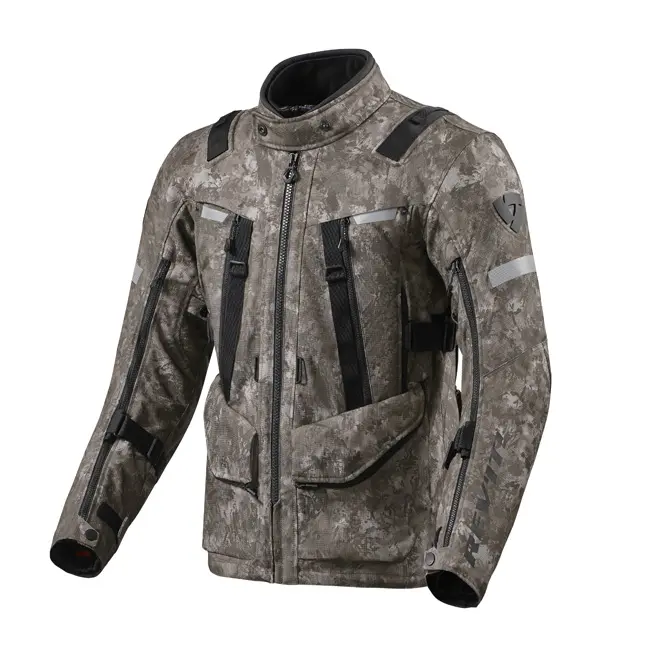 Adventure Jacket REV'IT! Sand 4 H2O Camo Brown