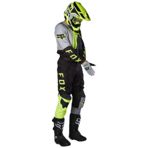 Motocross Jersey Fox 180 Lovl Special Edition Youth Black/Yellow - Image 3