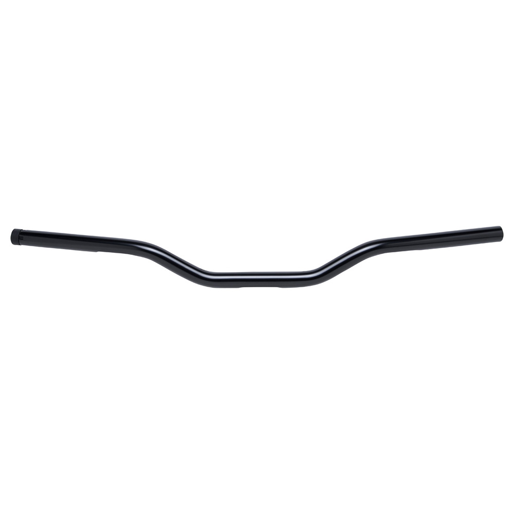 BILTWELL TRACKER LOW BAR 1" THROTTLE BY WIRE W/ INSERT [BLACK] 1" - Image 1