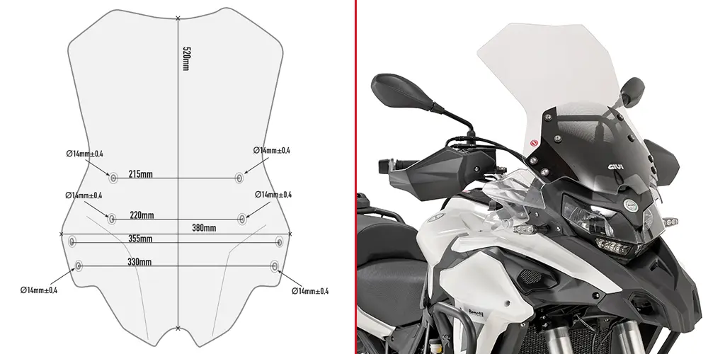 SIDE RACK MONOKEY/RETRO-FIT BENELLI TRK502X '18-'19