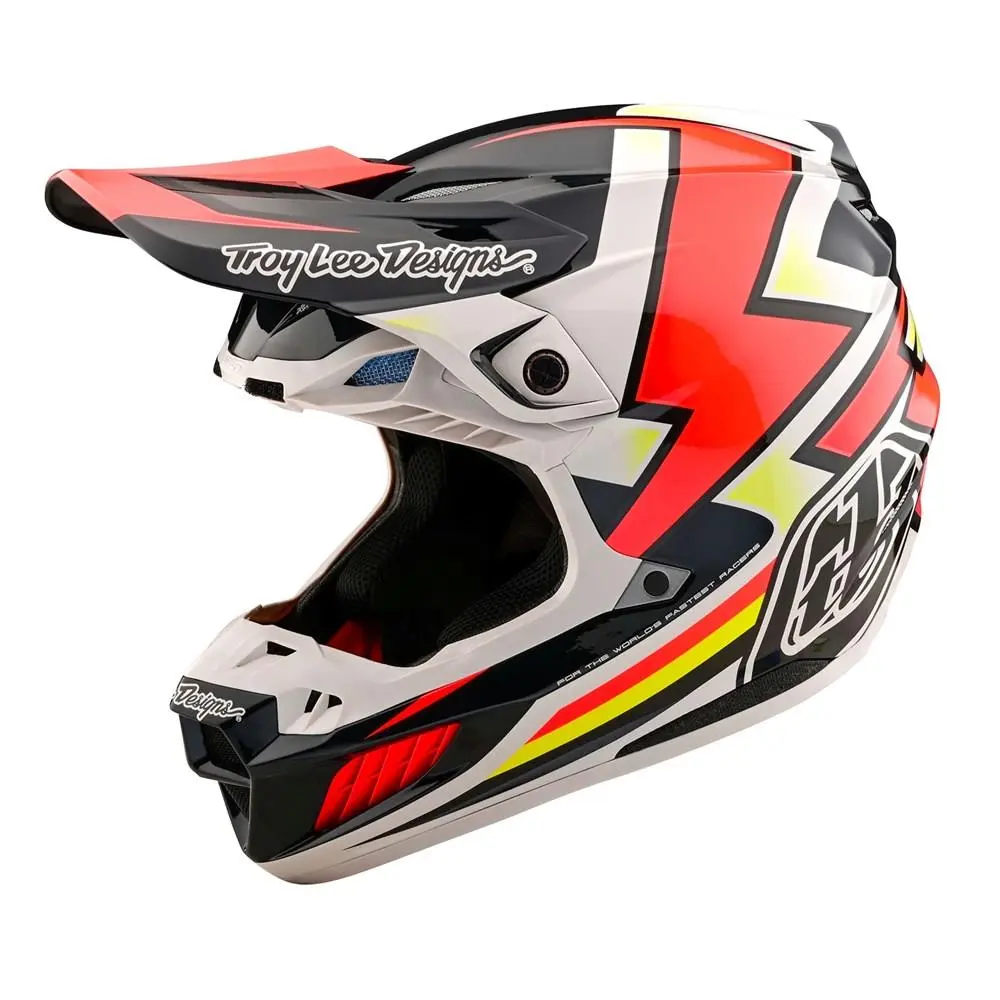 Troy Lee Designs Se5 ECE Composite Ever Motocross Helmet Yellow