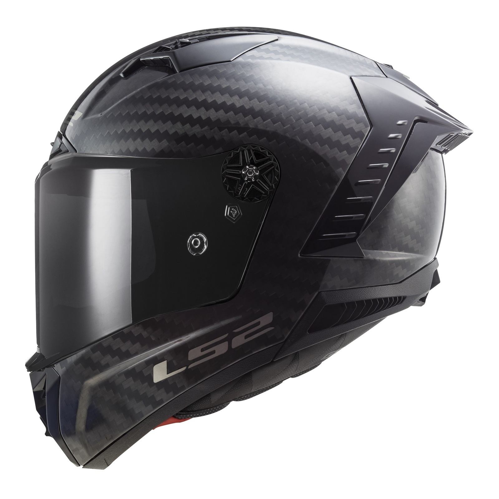 LS2 FF805C Thunder Carbon 6K Road Helmet Carbon - Image 2