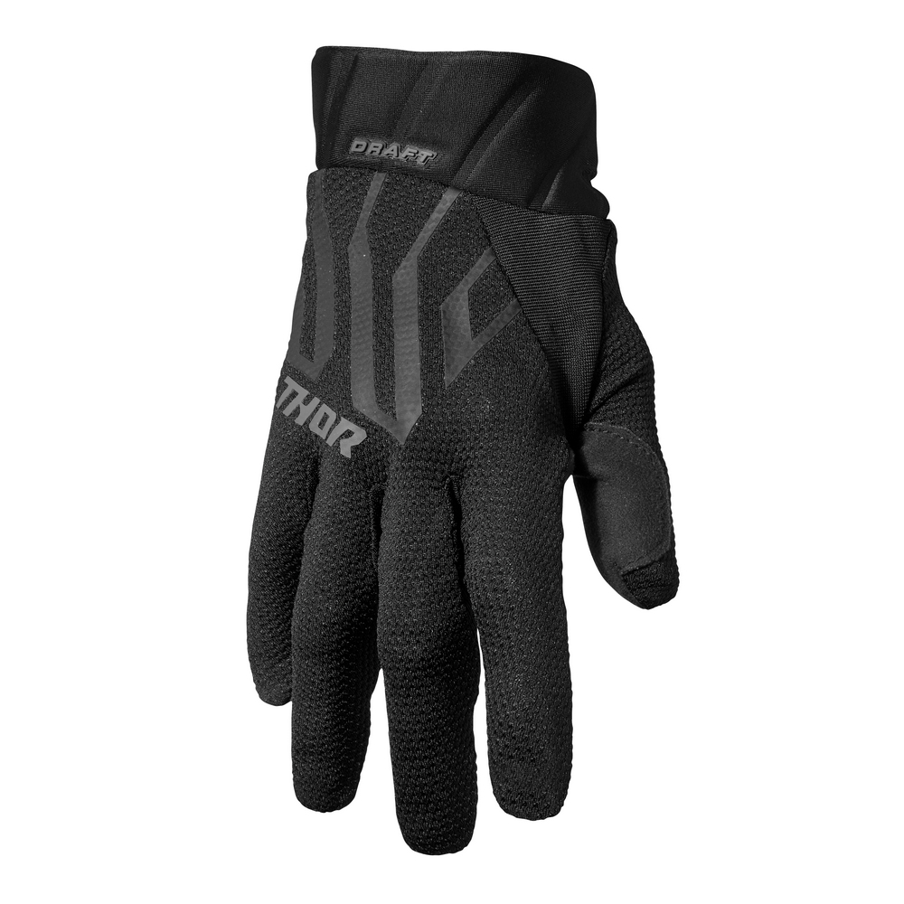 Thor Draft Motocross Gloves Black/Charcoal - Image 1