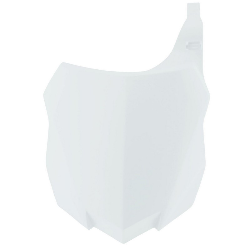 NUMBERPLATE RTECH KAWASAKI KX250F 13-16 KX450F 13-15 WHITE - Image 1