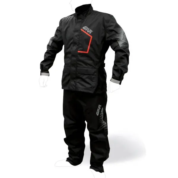 RAIN SUIT TWO PIECE BLACK X-LARGE