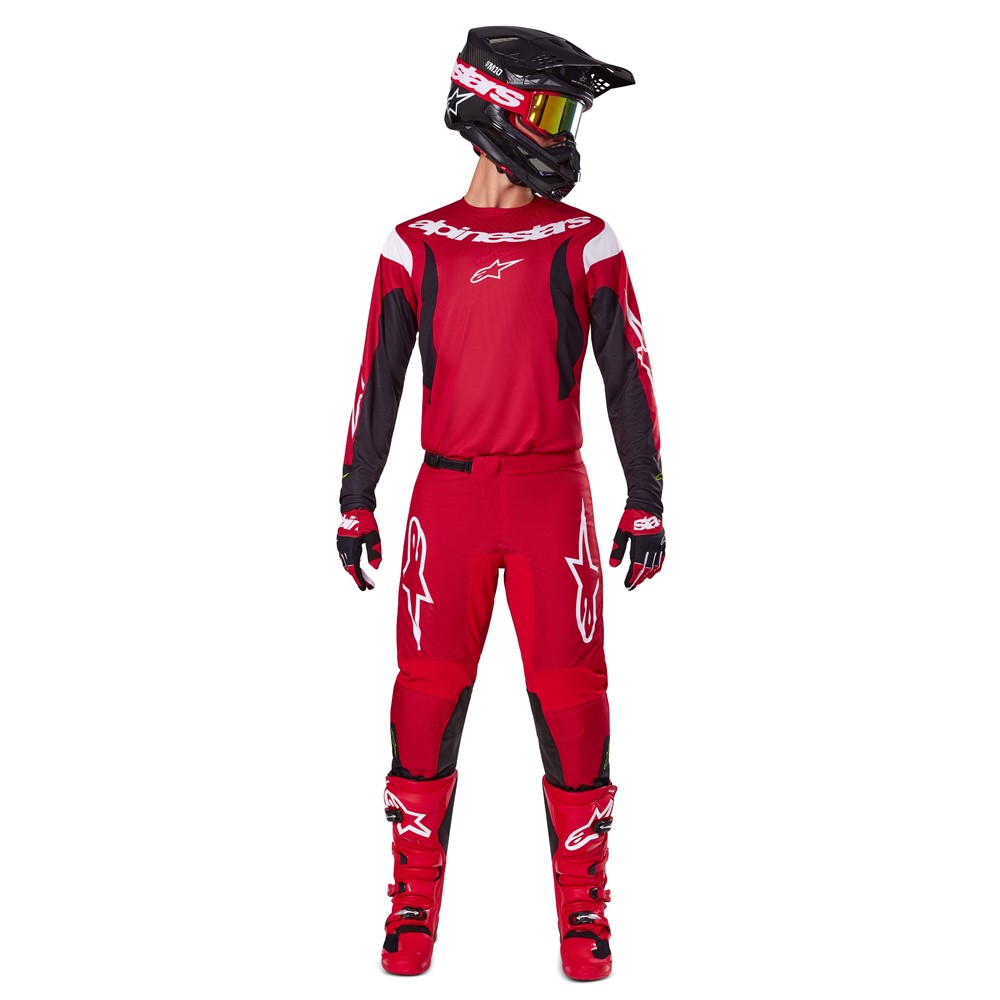 Alpinestars Fluid Haul Motocross Pants Bright Red/Black - Image 3