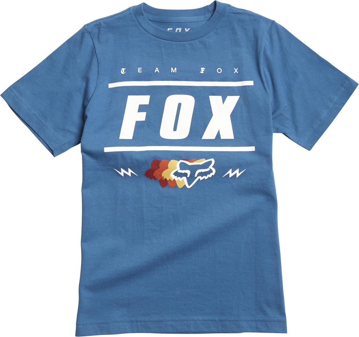 Tee Fox Team 74 Dusty Blue - Image 1