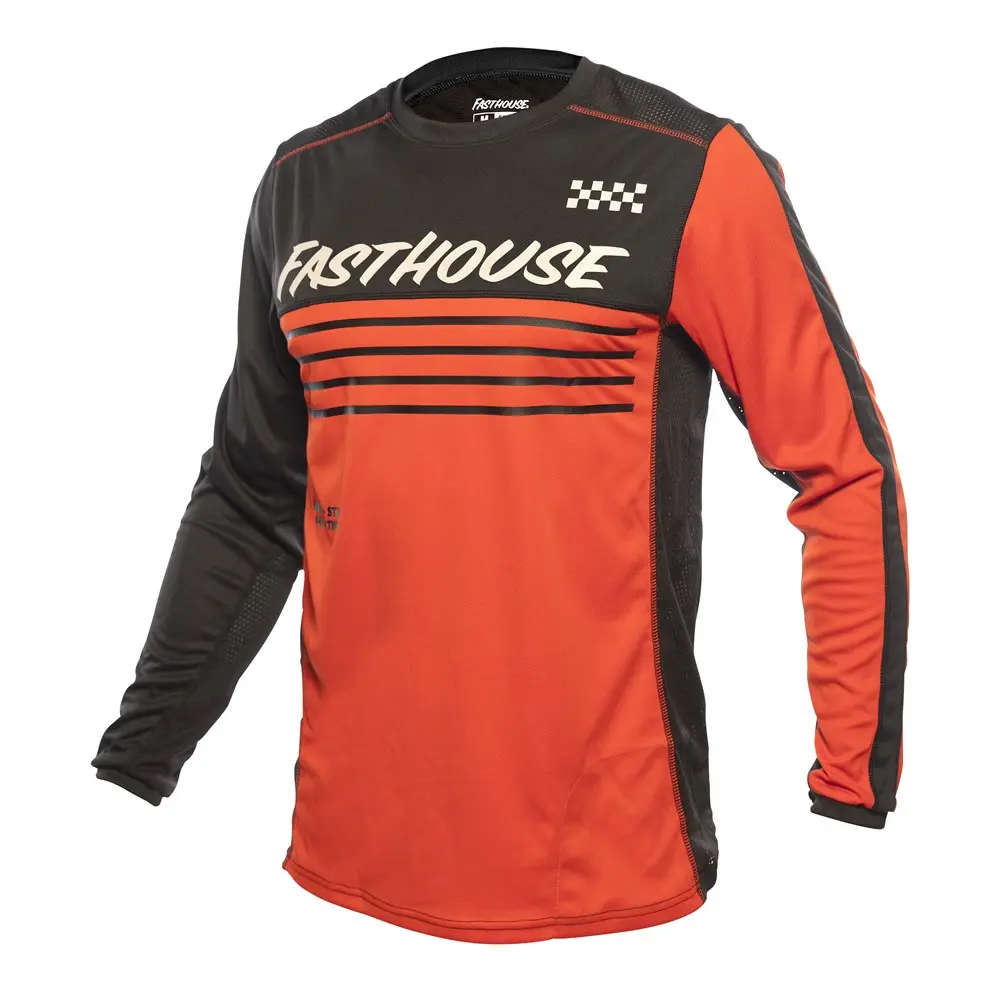 Fasthouse Classic Mercury Long Sleeved Jersey Black/Red