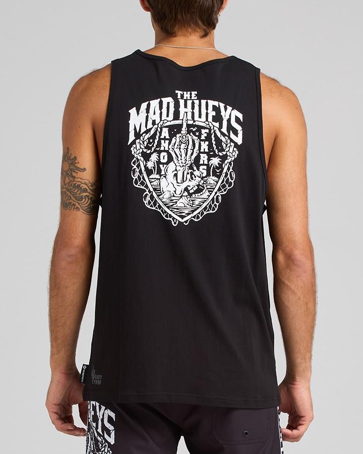 The Mad Hueys Portside Ahoy Fkrs Tank Black - Image 1