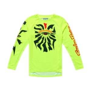 Troy Lee Designs GP Pro Cyclops Motocross Jersey Youth Flo Yellow - Image 2